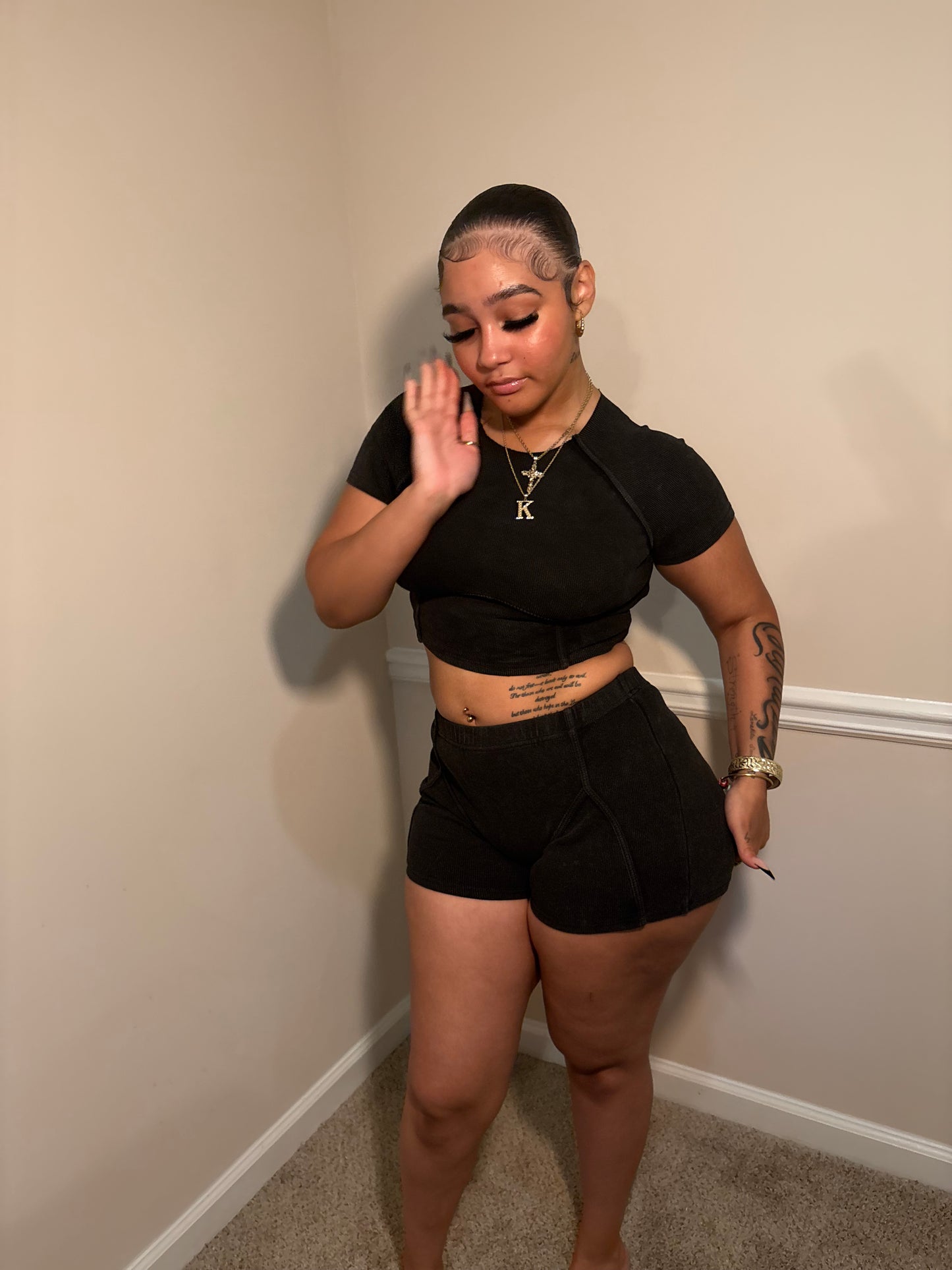 10% off 
Restock Black 2 piece