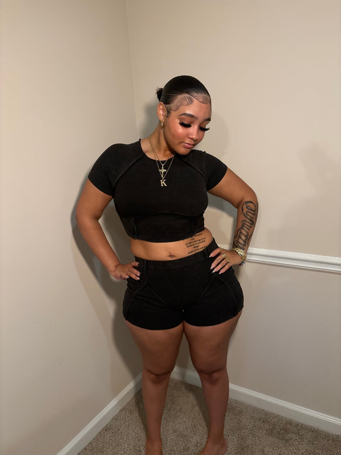 10% off 
Restock Black 2 piece