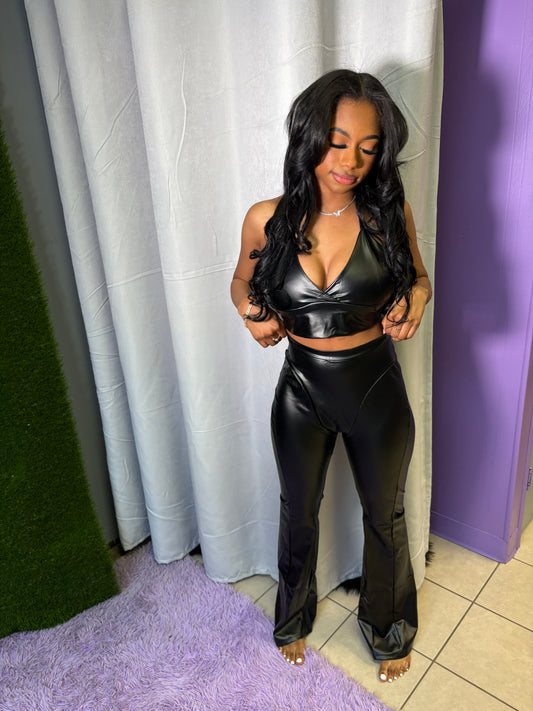 Leather 2 piece