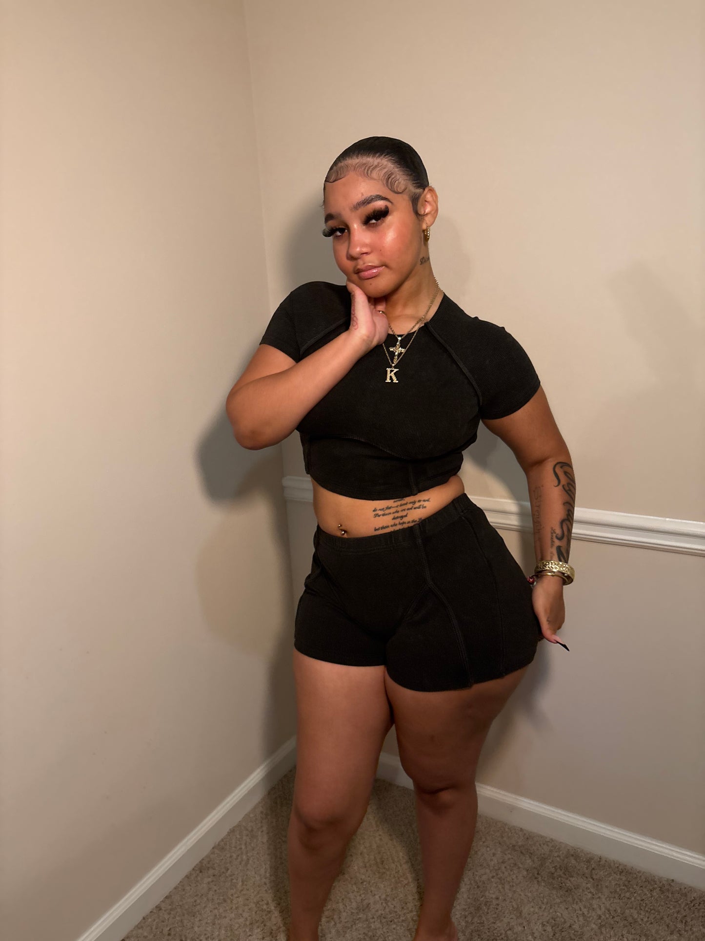 10% off 
Restock Black 2 piece