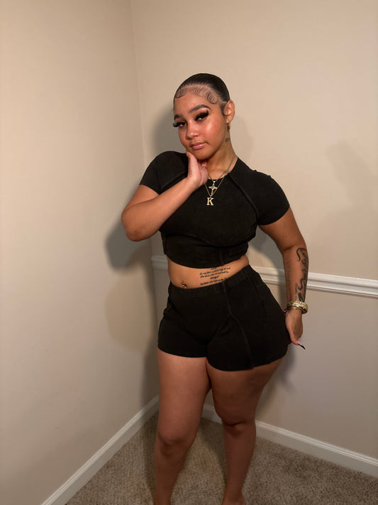 10% off 
Restock Black 2 piece