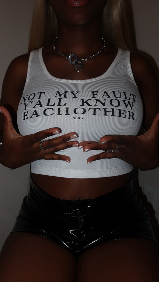 Ain’t My Fault Crop 😂